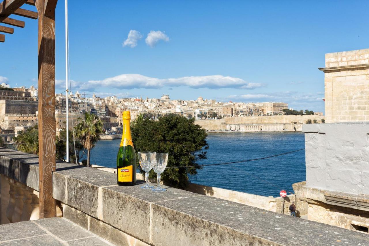Traditional Maltese Townhouse, Roof Terrace And Views Senglea Luaran gambar