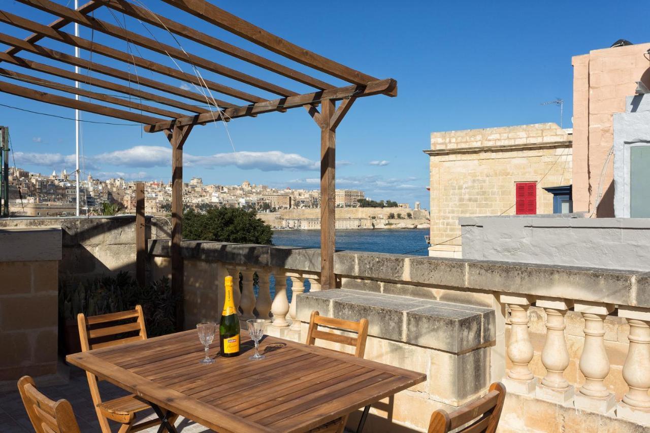 Traditional Maltese Townhouse, Roof Terrace And Views Senglea Luaran gambar